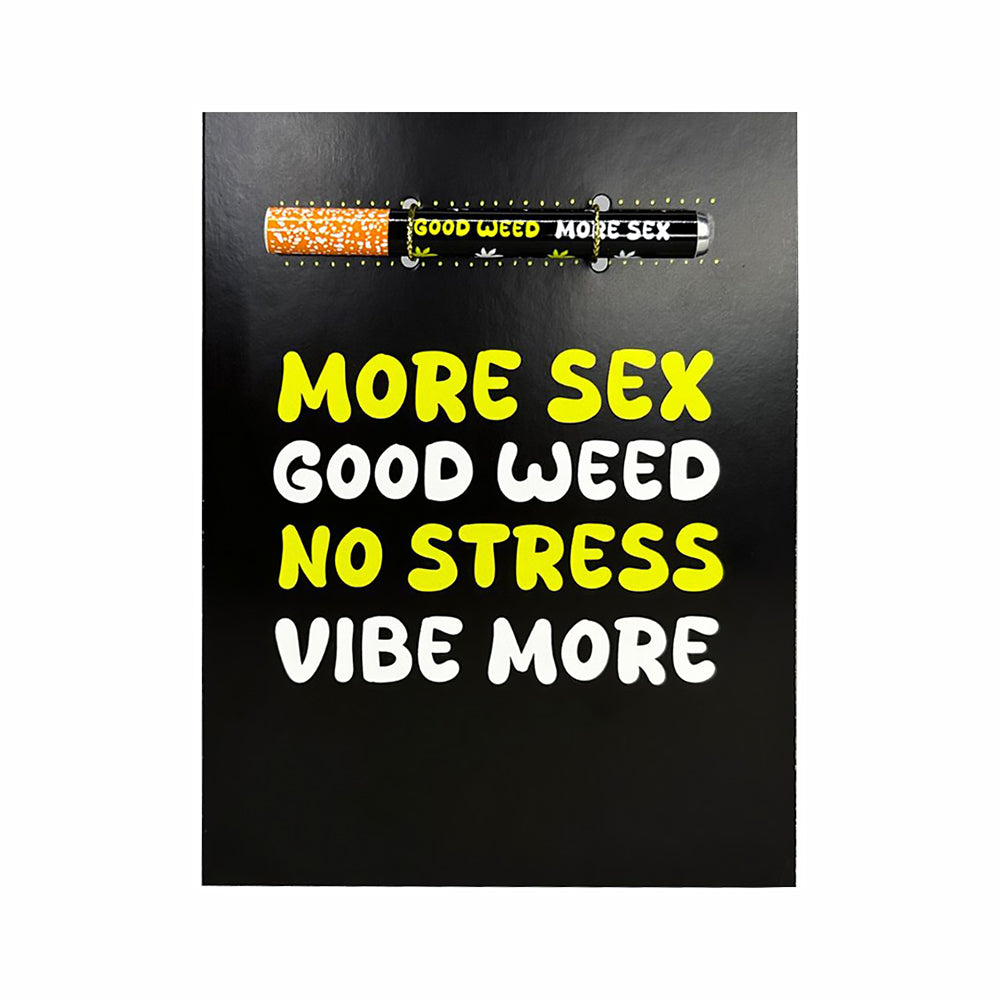 More Sex Greeting Card w/Matchbook