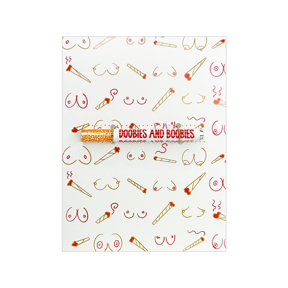 Doobies Boobies Greeting Card w/Matchbook