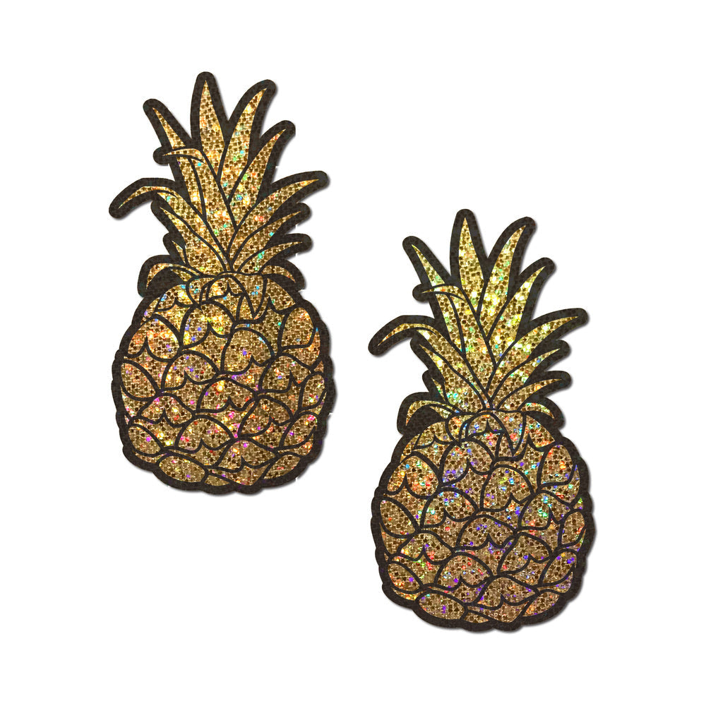 Pastease Premium Glitter Pineapple - Gold O/S