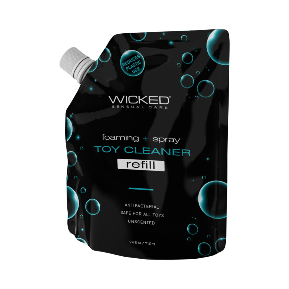 Wicked Sensual Care Foaming and Spray Toy Cleaner Refill Pouch