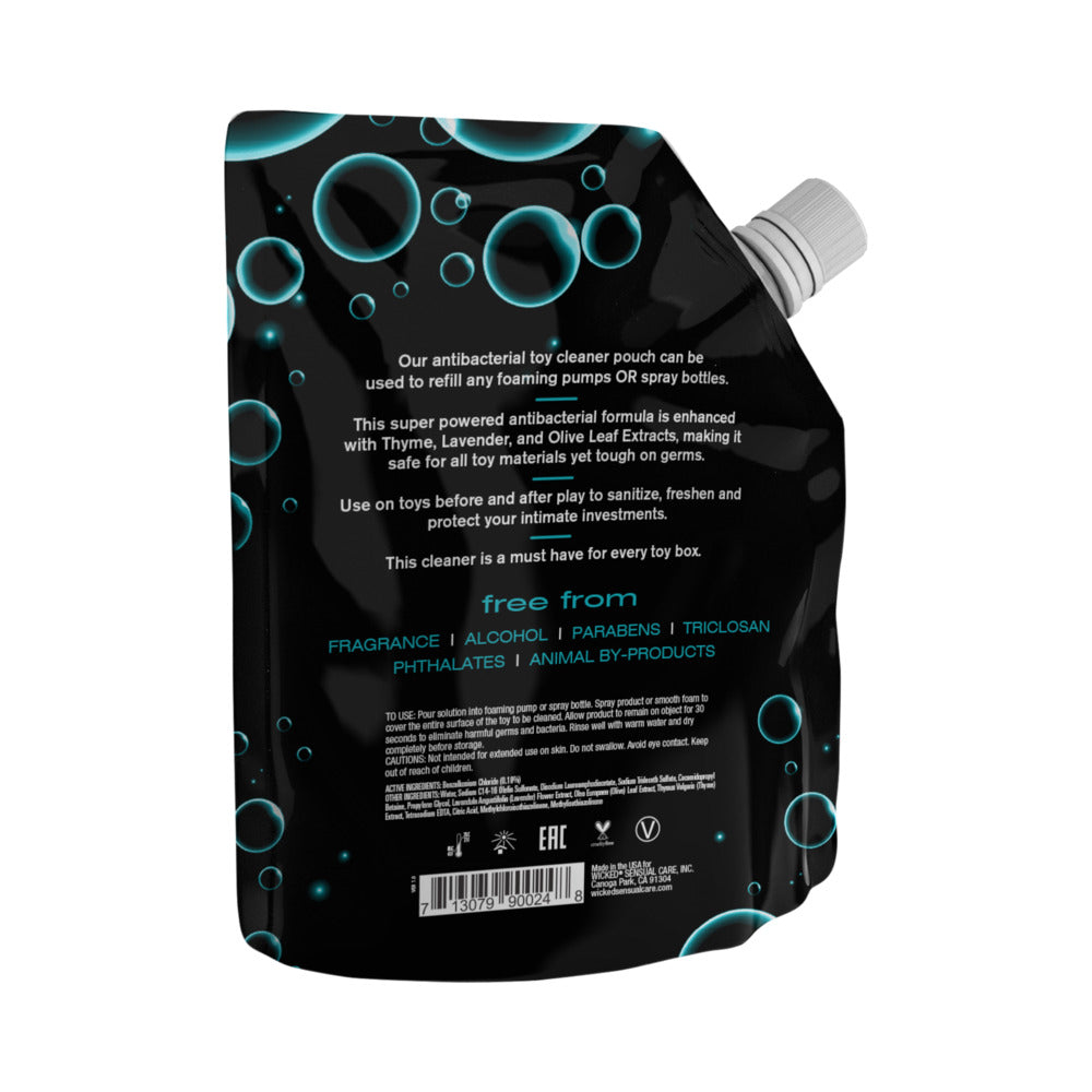 Wicked Sensual Care Foaming and Spray Toy Cleaner Refill Pouch