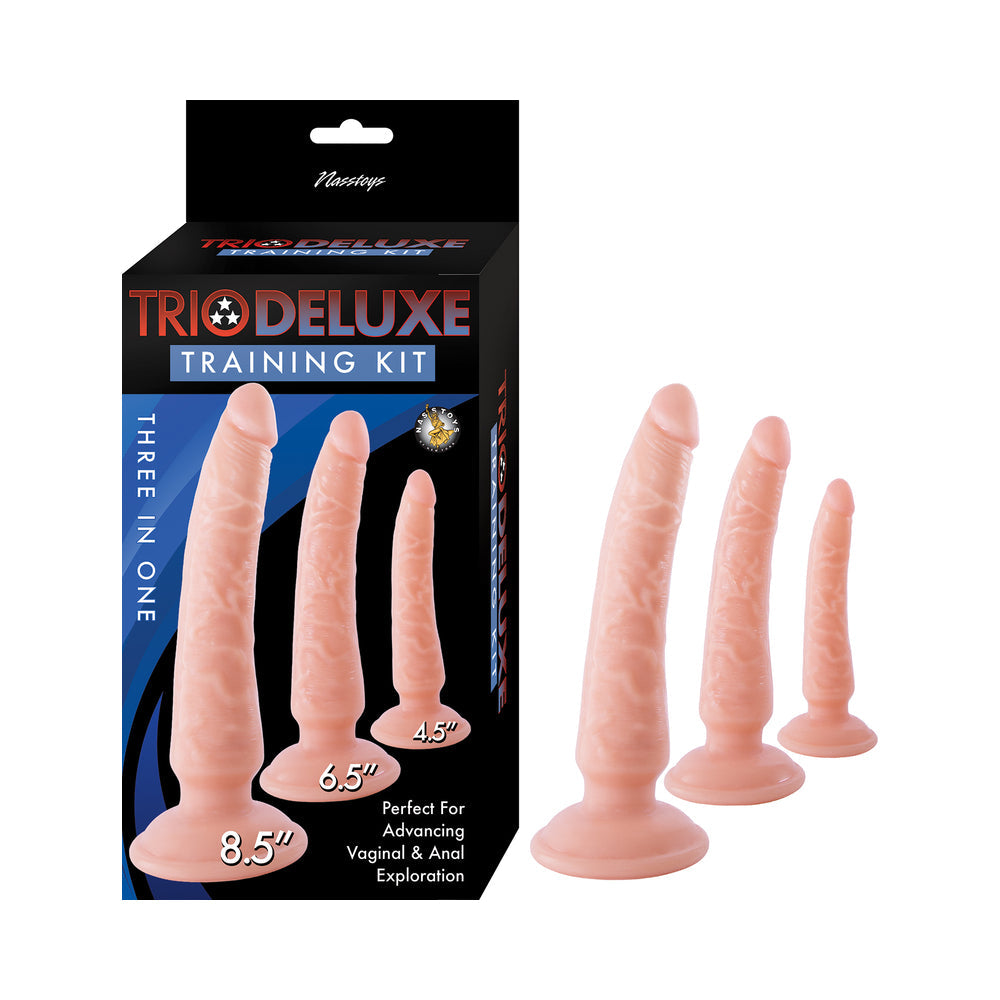 Trio Deluxe Dildo Training Kit - Set of 3