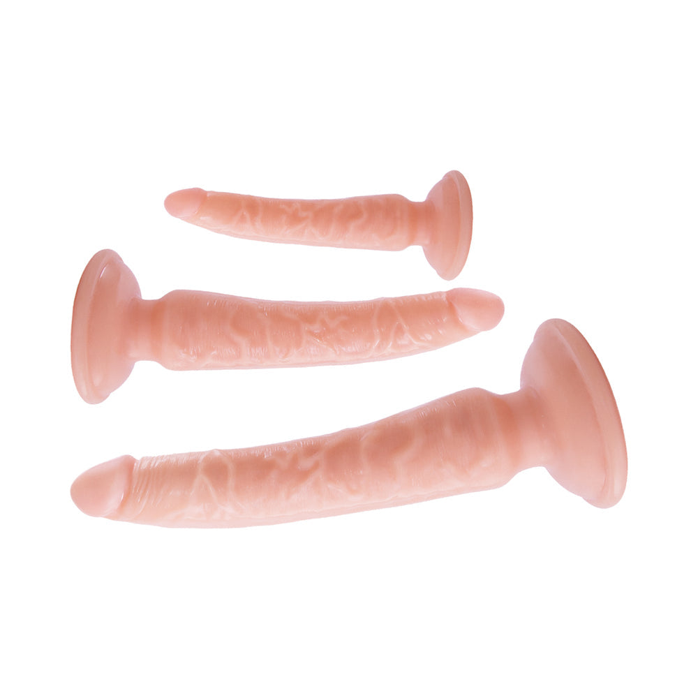 Trio Deluxe Dildo Training Kit - Set of 3
