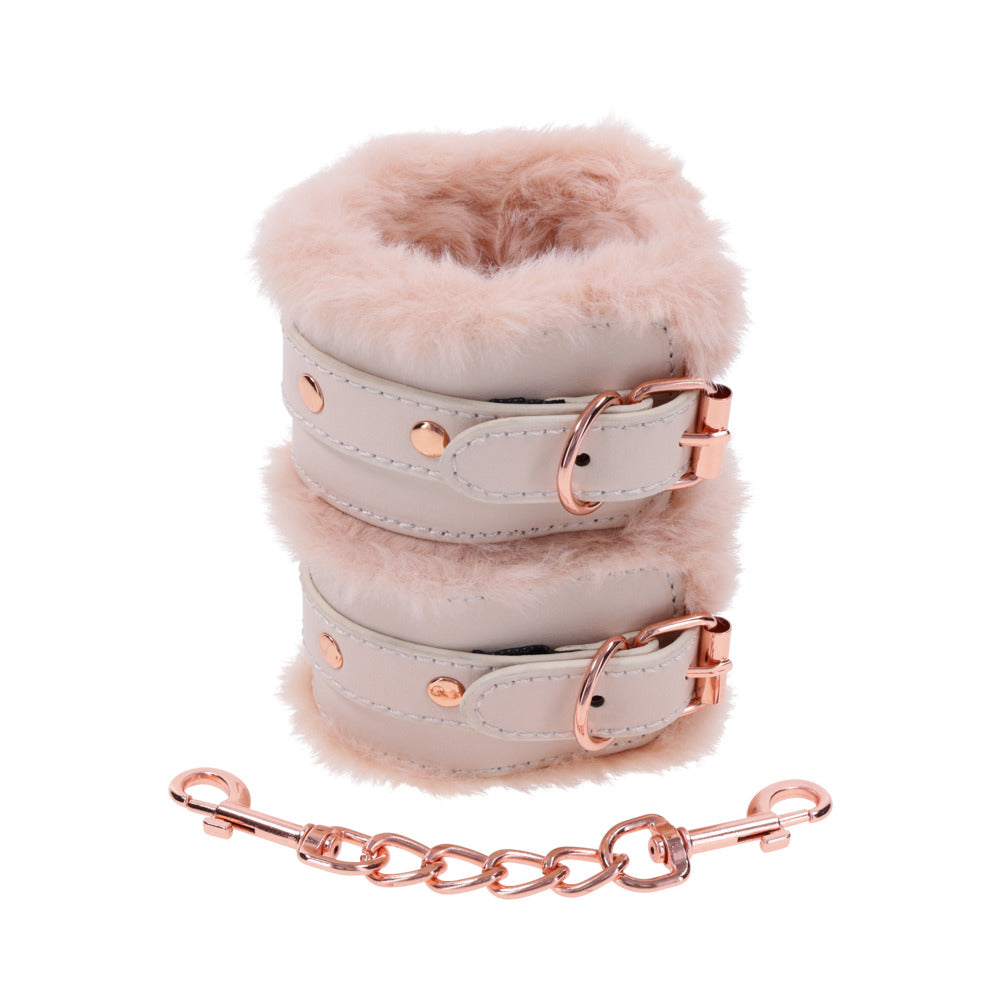 S&M Peaches ‘n CreaMe Fur Handcuffs