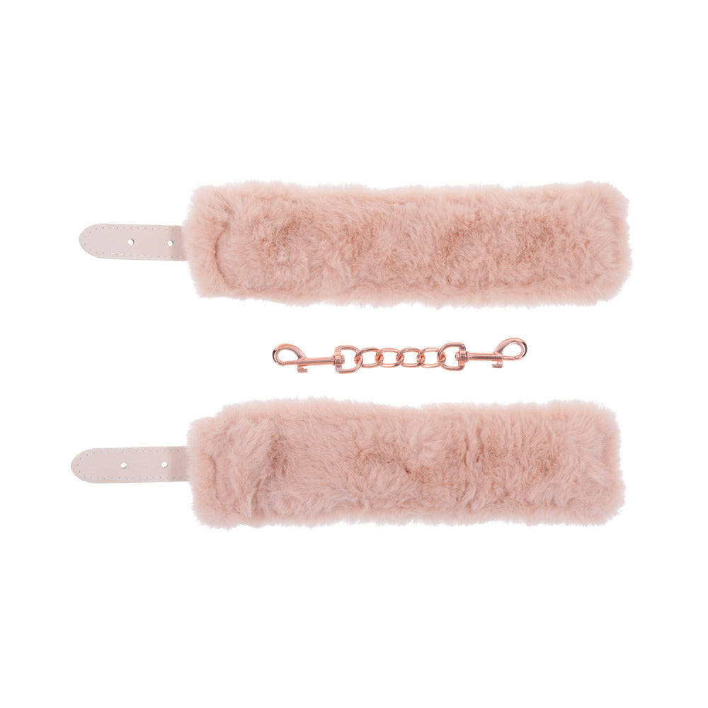 S&M Peaches ‘n CreaMe Fur Handcuffs