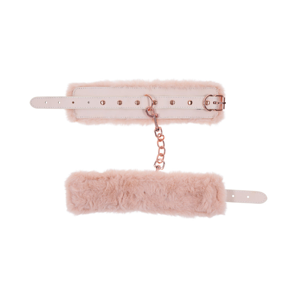 S&M Peaches ‘n CreaMe Fur Handcuffs