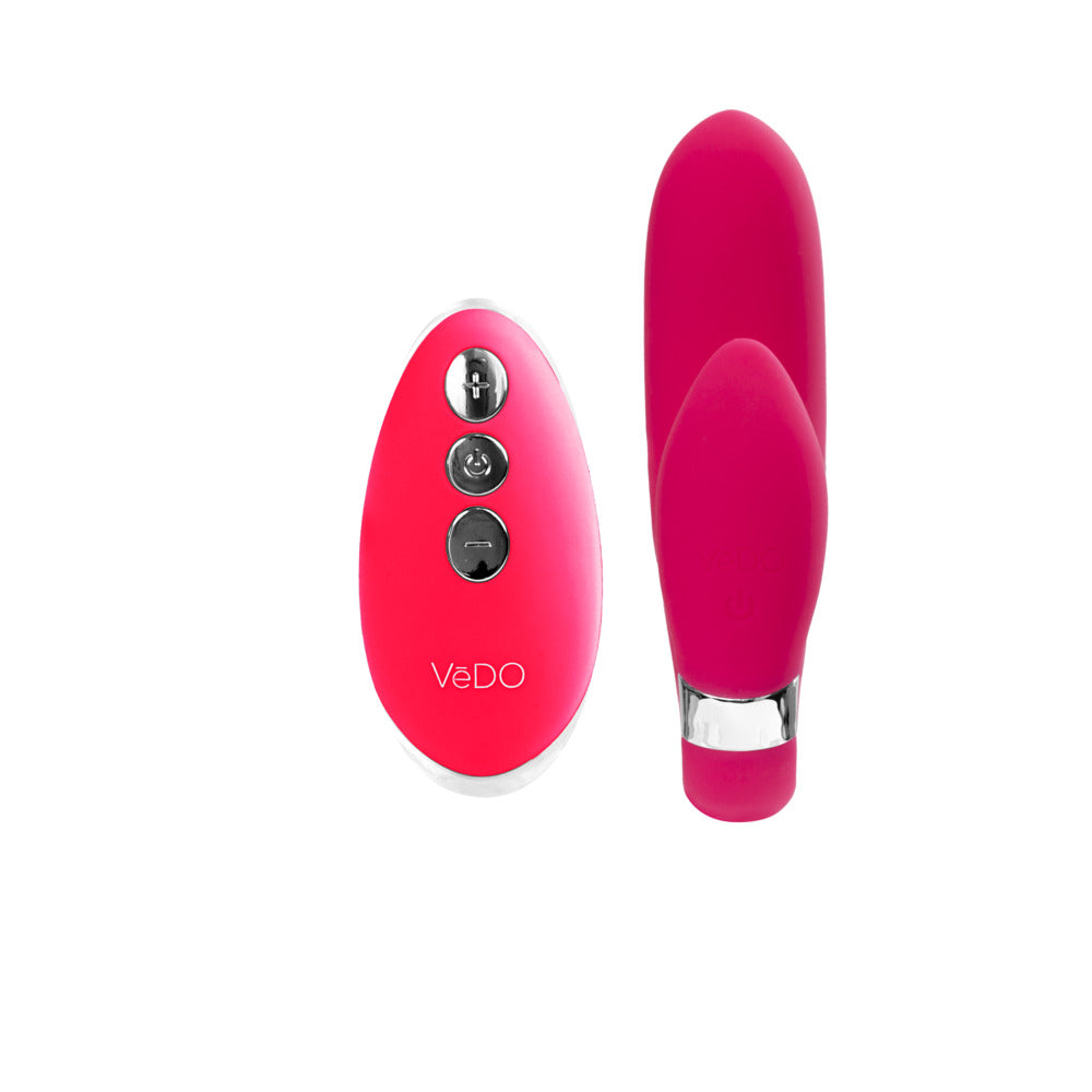 VeDO Jeni Dual Motor Vibe w/Remote - Pink