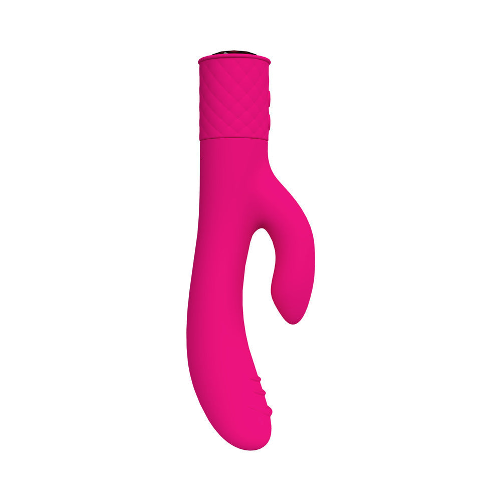 Lola Milani Mystique Rabbit w/Black Bottle - Fuchsia