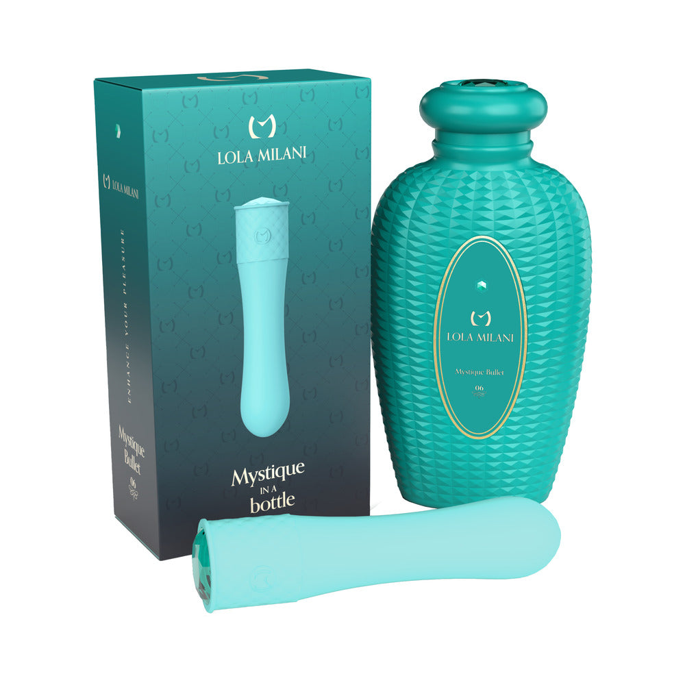 Lola Milani Mystique Bullet w/Emerald Bottle - Teal