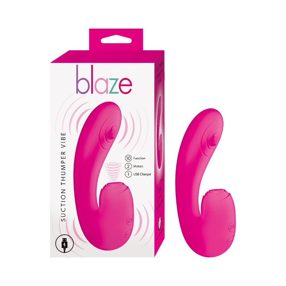 Blaze Suction Thumper-Pink