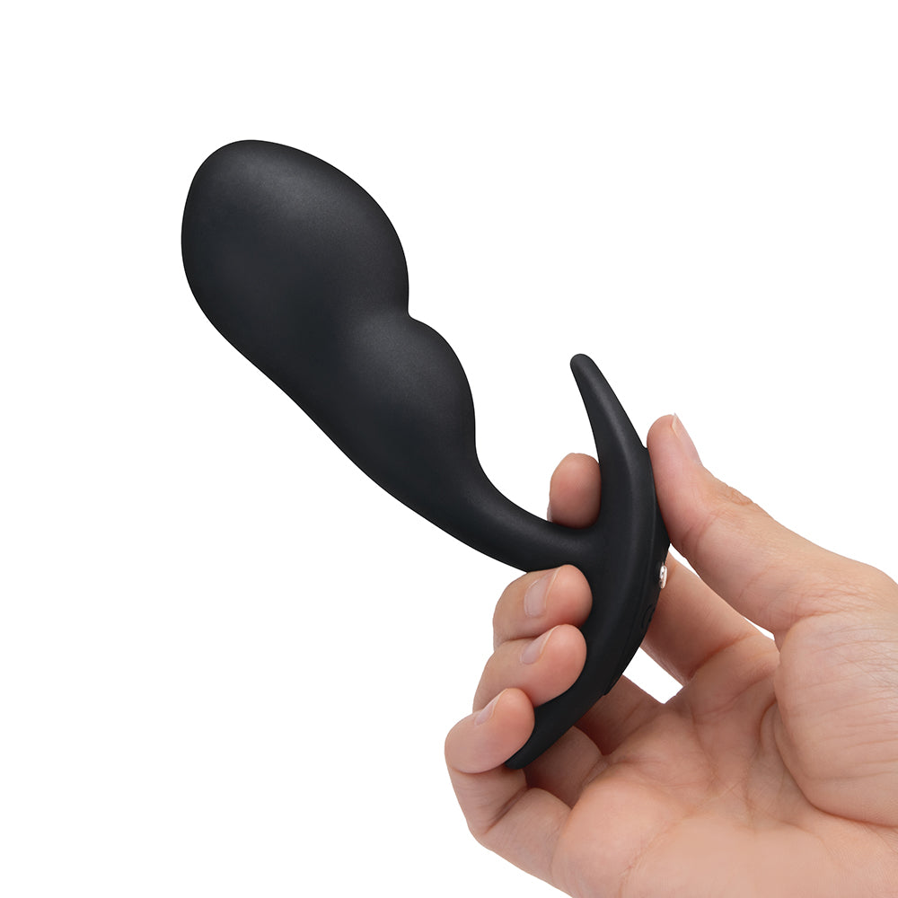 b-Vibe Remote Control P-Spot Snug Plug - Black