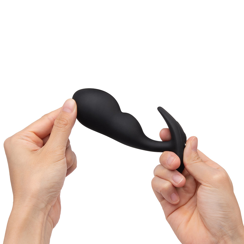 b-Vibe Remote Control P-Spot Snug Plug - Black