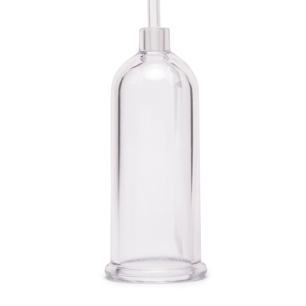 Lux Fetish Clitoral Pump w/Quick Release - Clear/Black