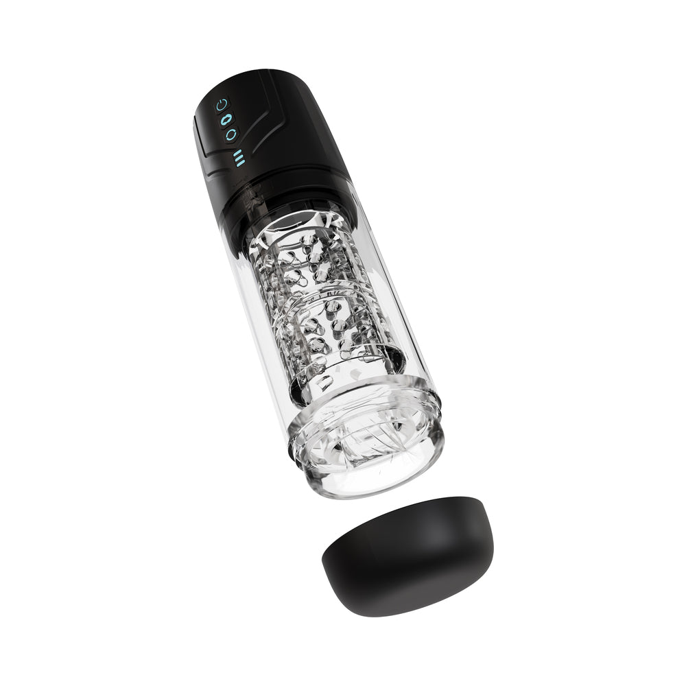 Blush M for Men Whirlwind Pro Stroker - Black