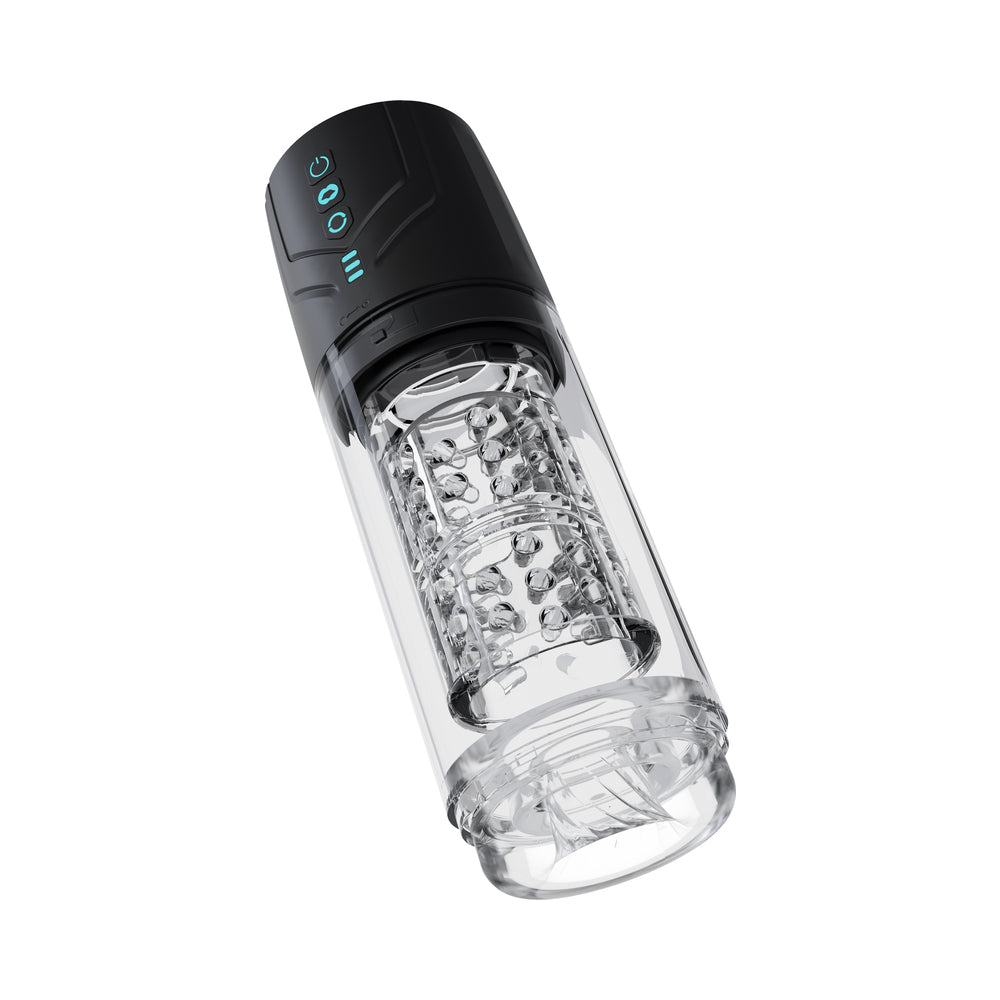 Blush M for Men Whirlwind Pro Stroker - Black