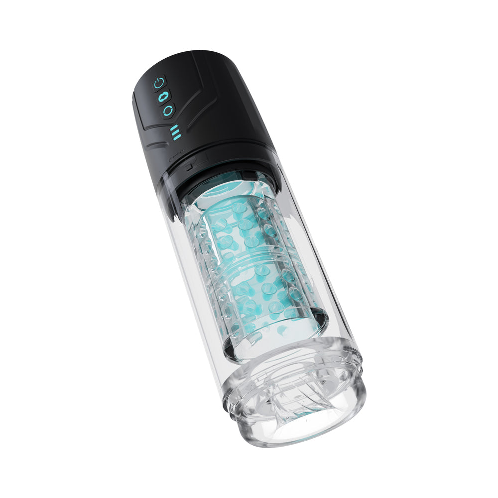 Blush M for Men Whirlwind Pro Stroker - Black