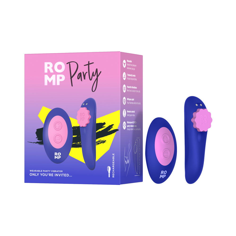 ROMP Party Panty Vibe - Blue
