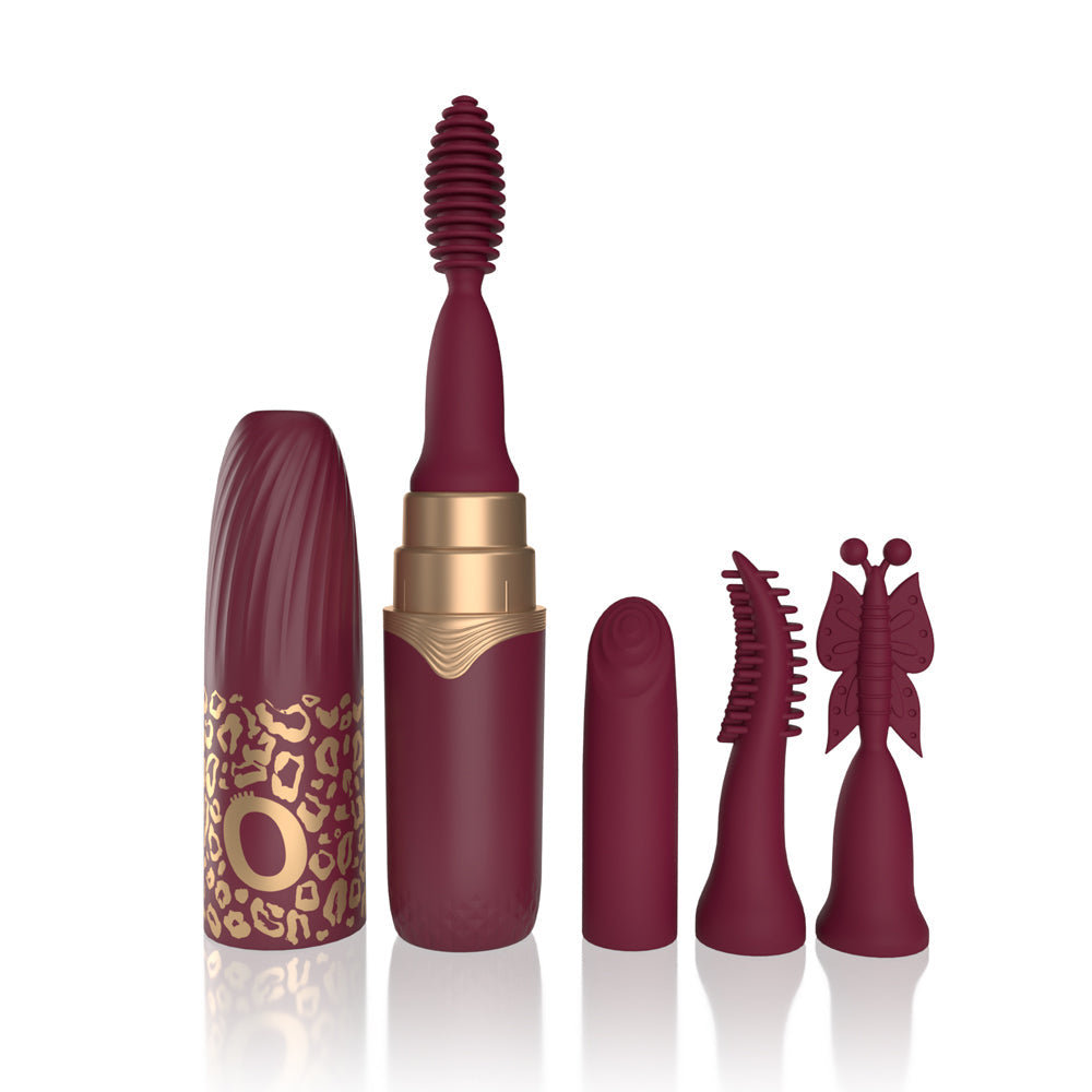 My Secret Premium Rechargeable Vibrating Lipstick-Merlot