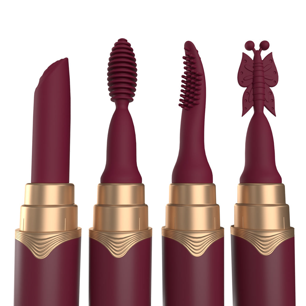 My Secret Premium Rechargeable Vibrating Lipstick-Merlot