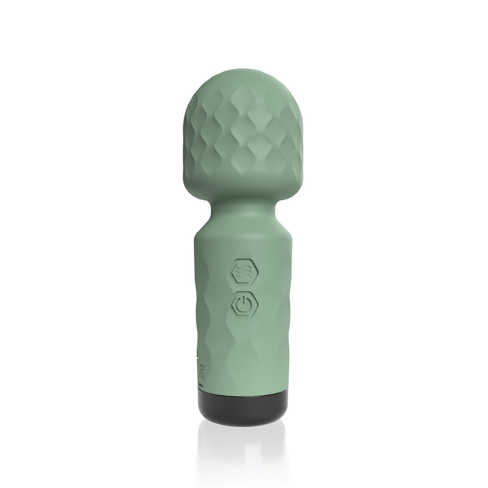 Screaming O Cuties Winny Vibrating Mini Wand-Sage Green