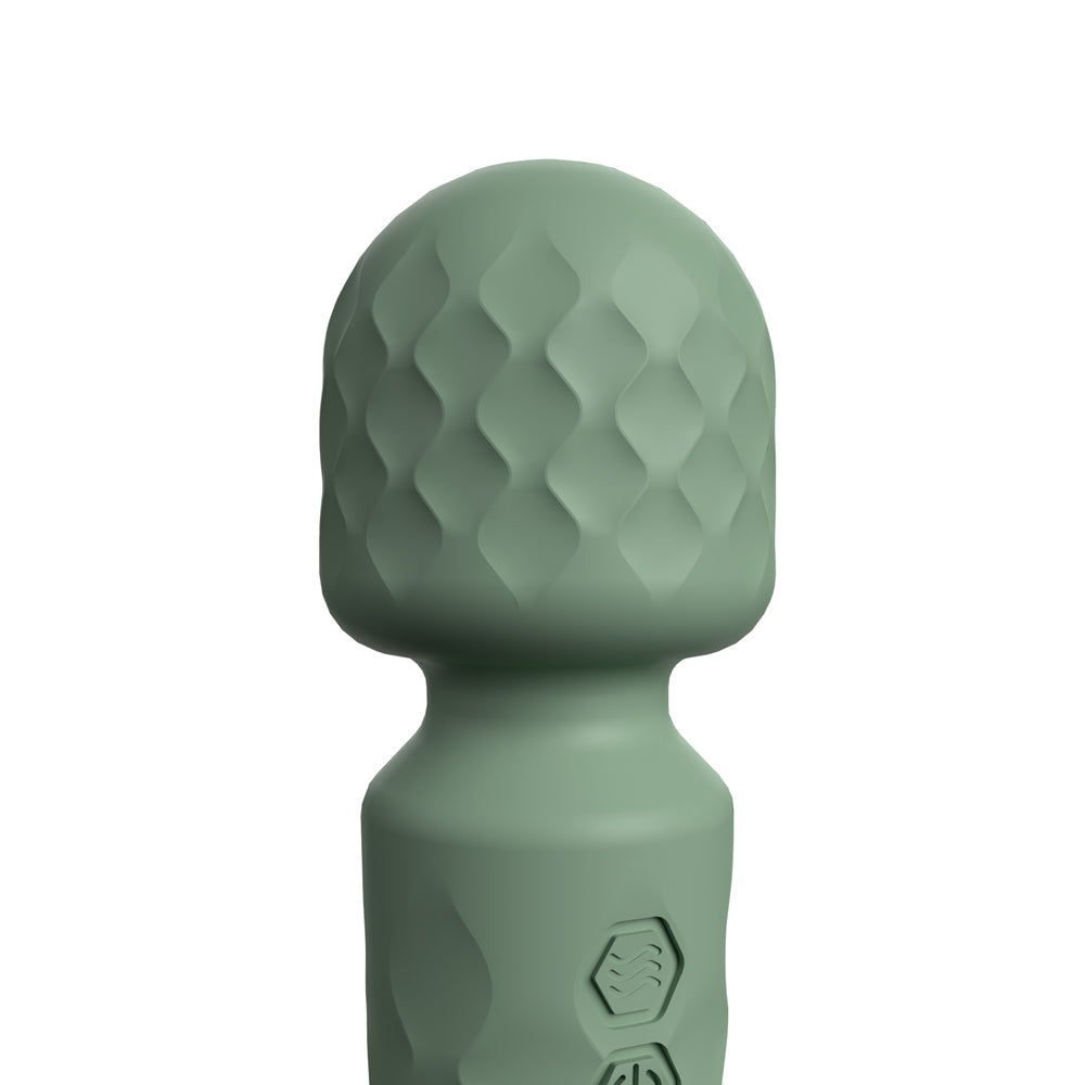 Screaming O Cuties Winny Vibrating Mini Wand-Sage Green