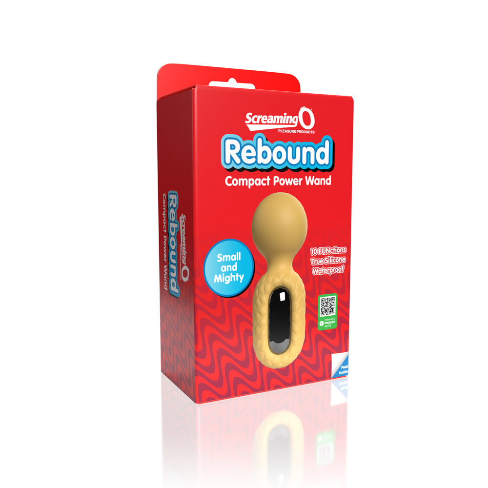 Screaming O Rebound Compact Power Wand-Bumblee Yellow
