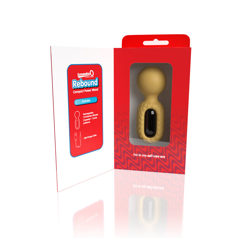Screaming O Rebound Compact Power Wand-Bumblee Yellow