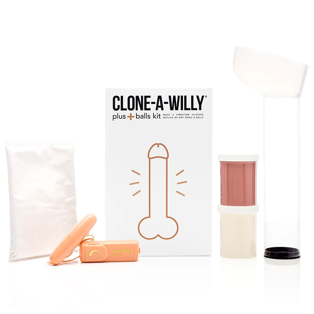 Clone-A-Willy Plus+ Balls Kit-Medium Skin Tone