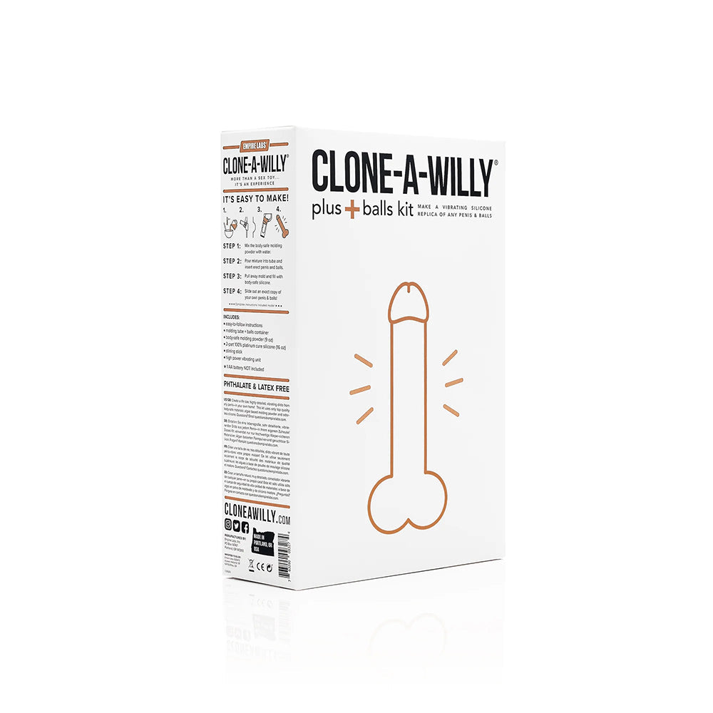 Clone-A-Willy Plus+ Balls Kit-Medium Skin Tone