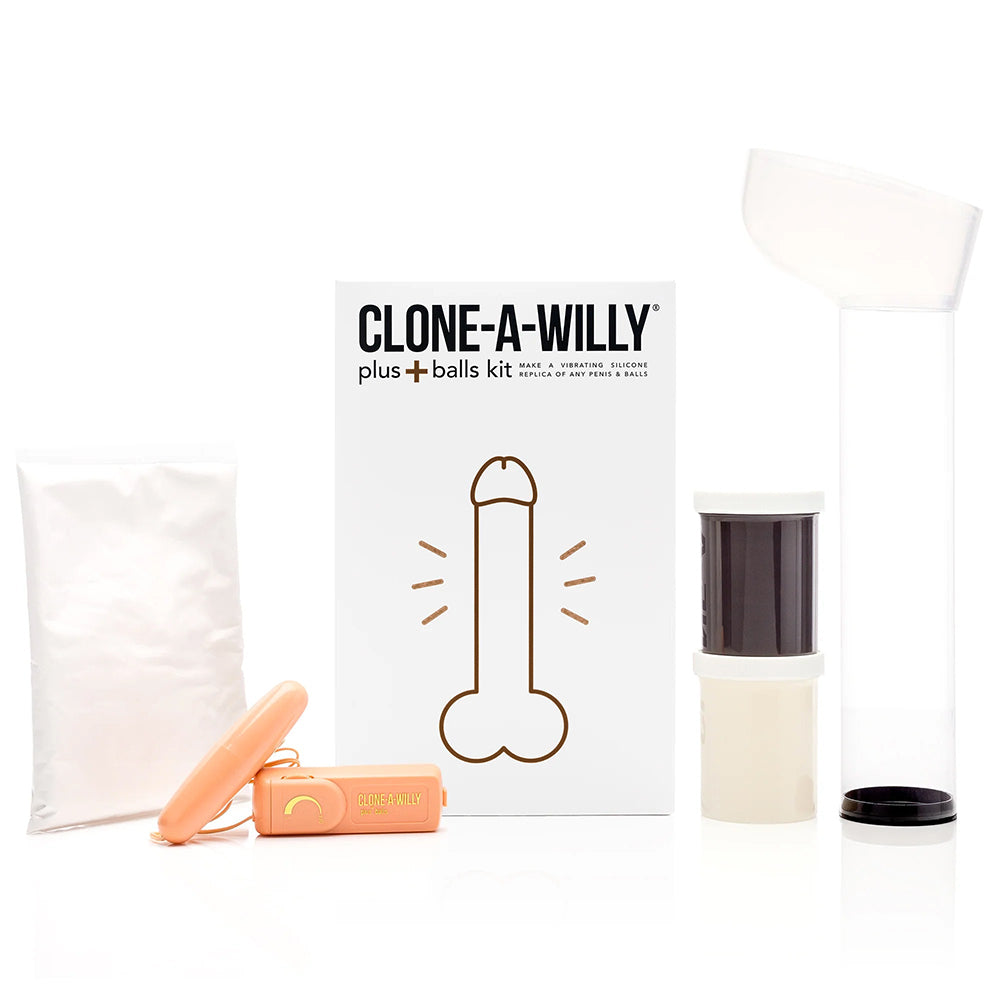 Clone-A-Willy Plus+ Balls Kit-Deep Skin Tone