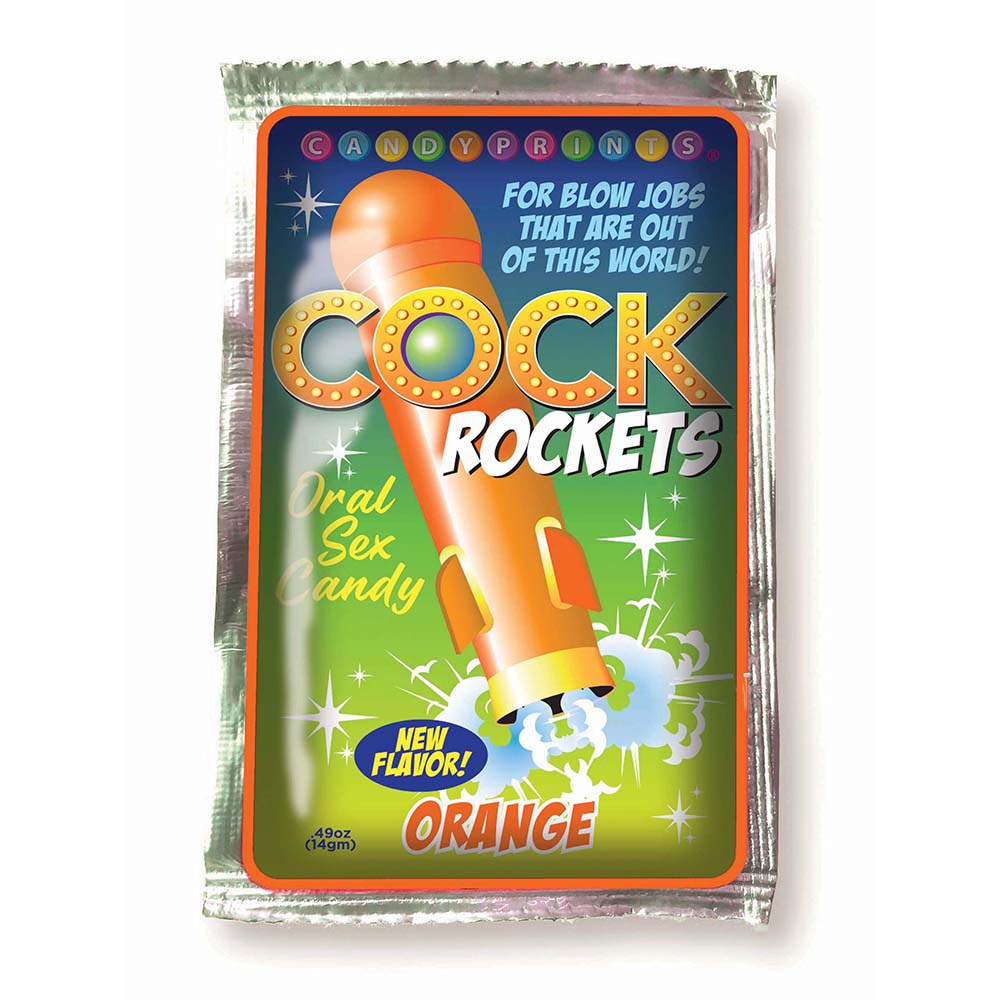 Cock Rockets Oral Sex Candy Pop - Orange