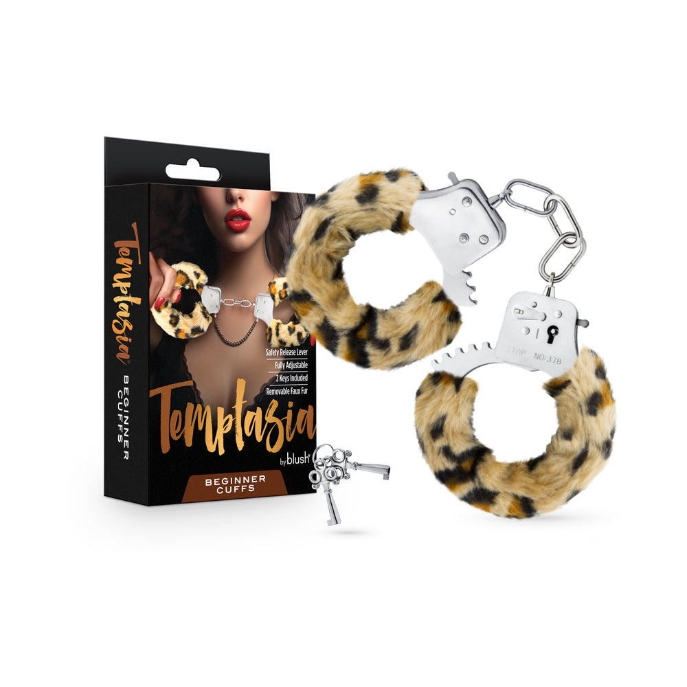 Temptasia Beginner Cuffs-Leopard