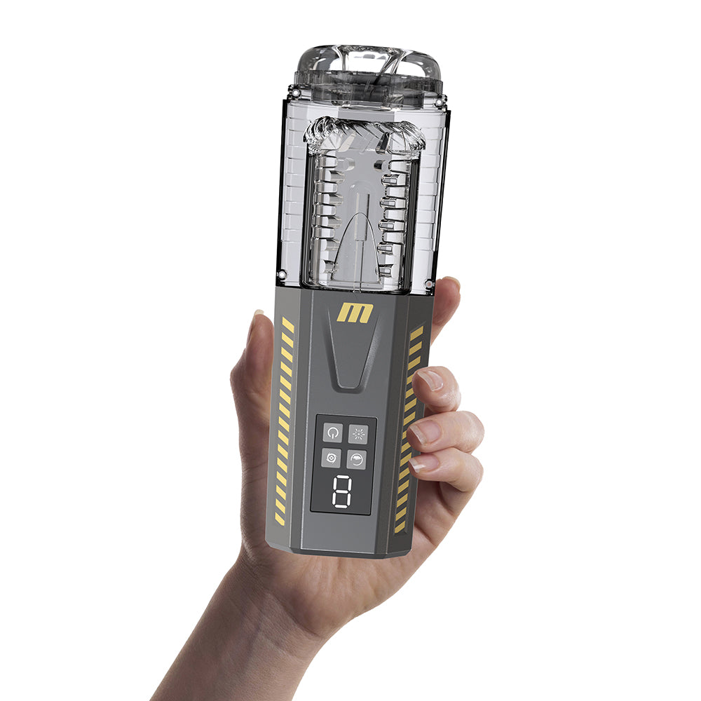 Blush M for Men SpinMaster Pro Stroker - Grey
