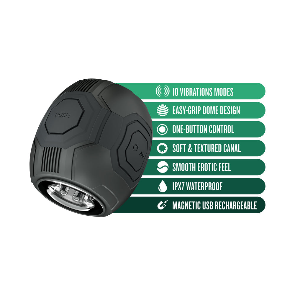 Blush M for Men Dome X Vibrating Masturbator - Black