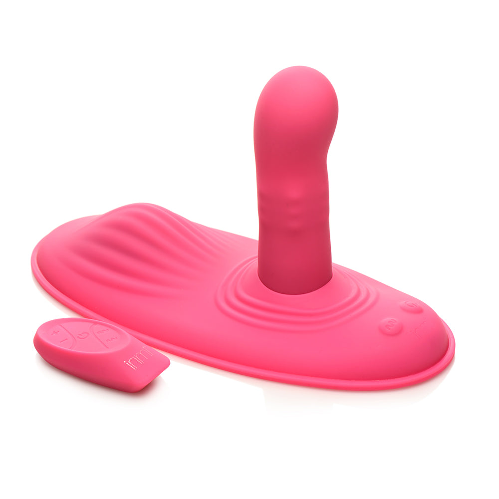 Inmi Spin N' Grind Rotating & Vibrating Silicone Grinder - Pink