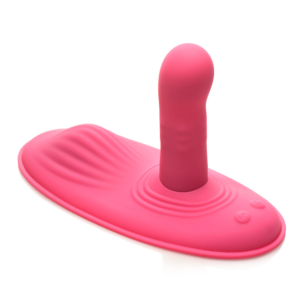 Inmi Spin N' Grind Rotating & Vibrating Silicone Grinder - Pink