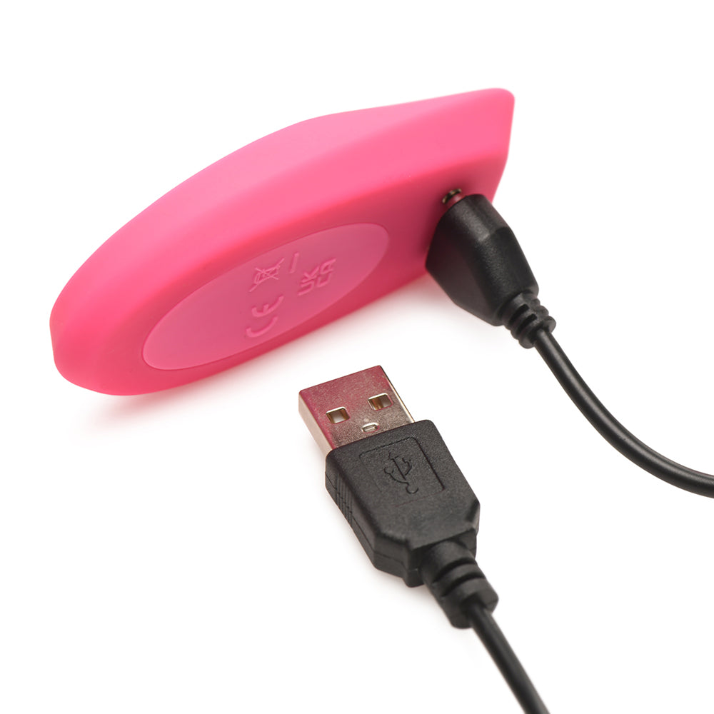 Inmi Spin N' Grind Rotating & Vibrating Silicone Grinder - Pink