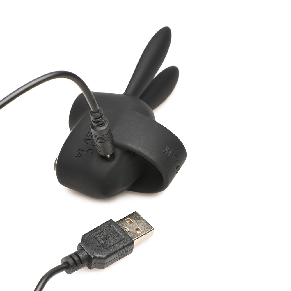 Shegasm Sucky Bunny Clit Stimulator - Black