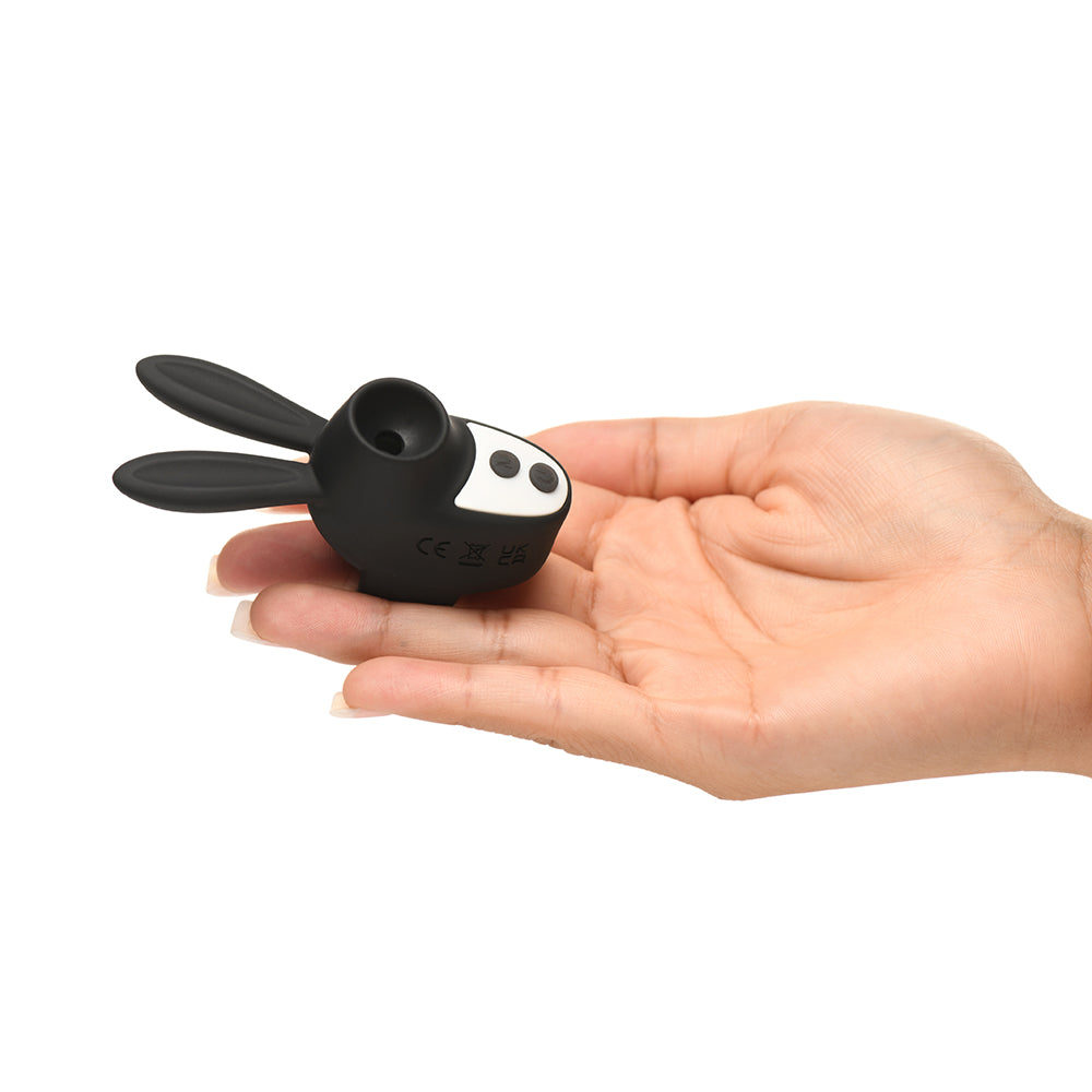 Shegasm Sucky Bunny Clit Stimulator - Black