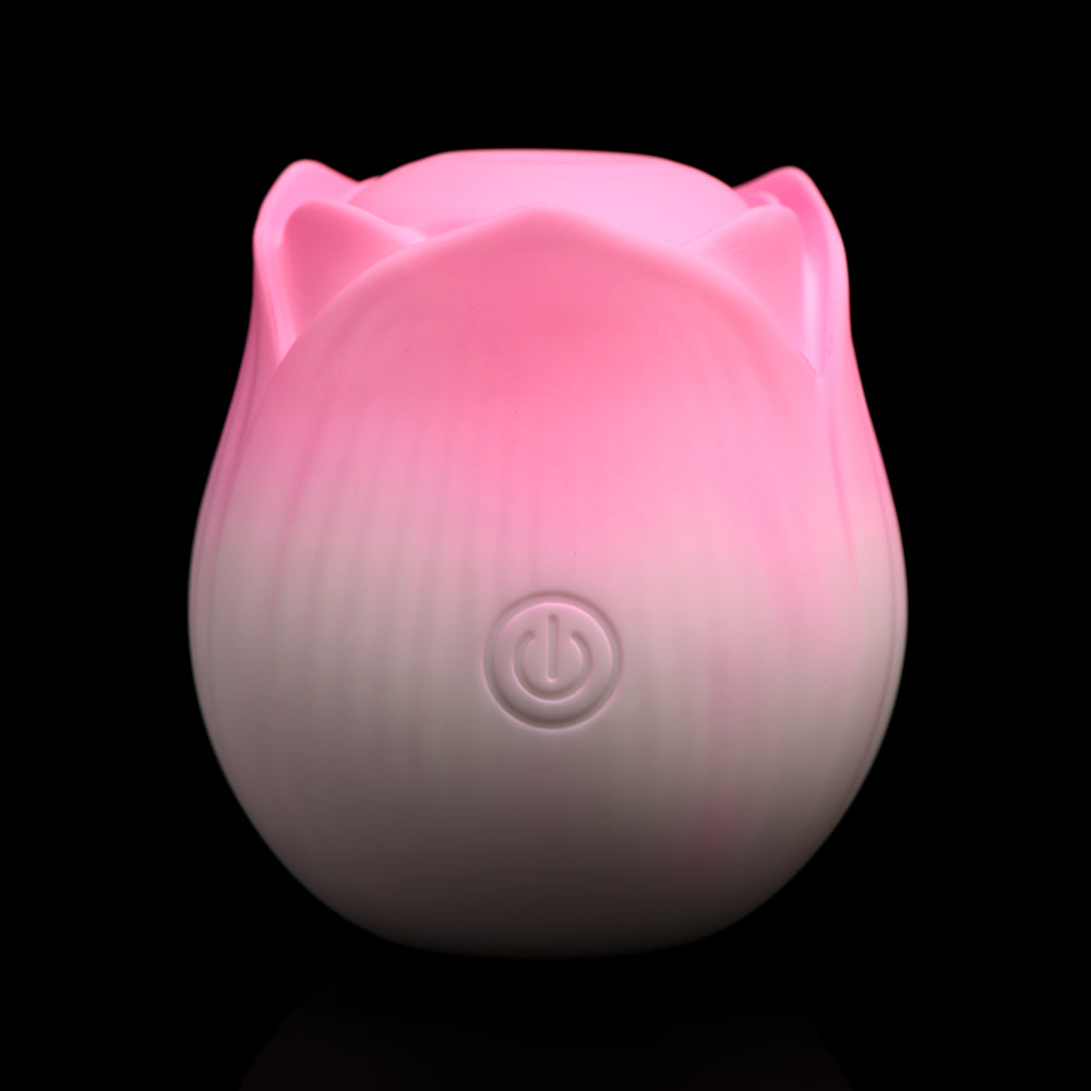 Bloomgasm Pulsing Petals Throbbing Rose Stimulator - Pink