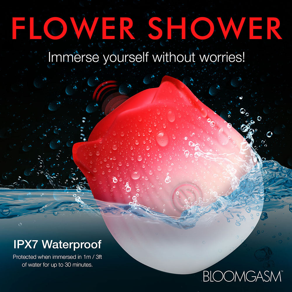Bloomgasm Pulsing Petals Throbbing Rose Stimulator