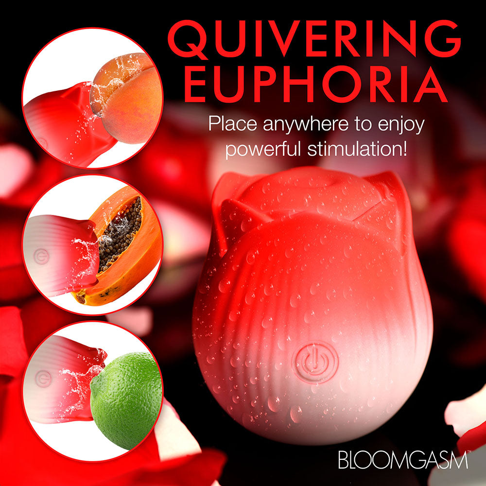 Bloomgasm Pulsing Petals Throbbing Rose Stimulator