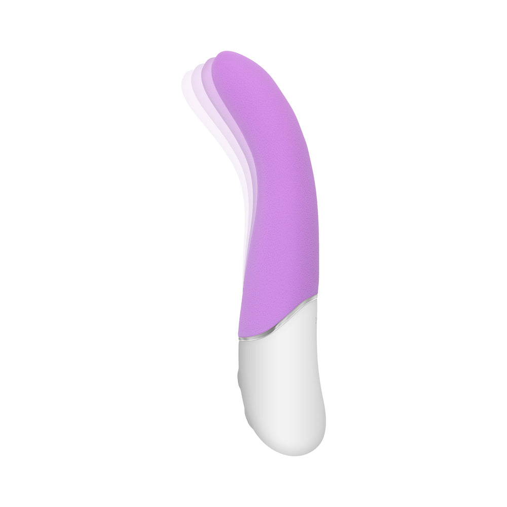 Evolved Slip of the Tongue G-Spot Vibrator - Purple/White