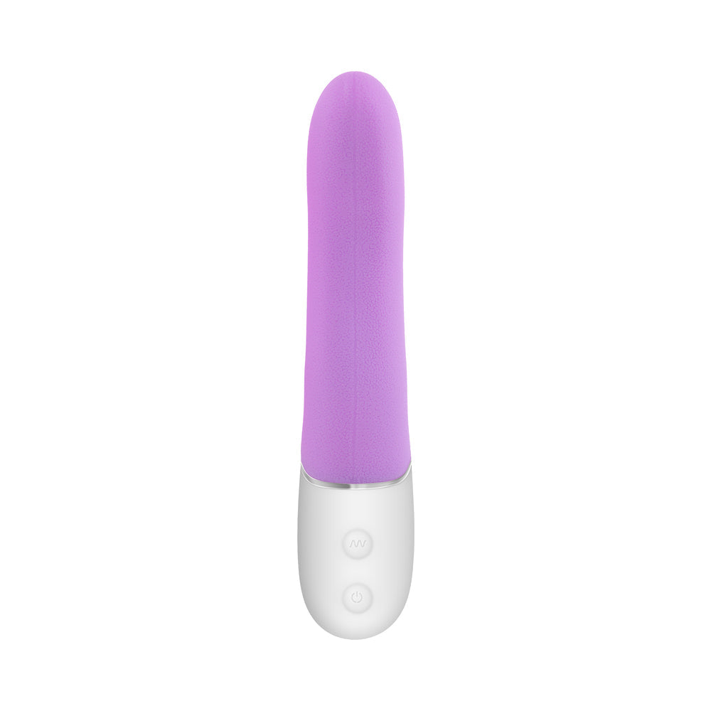 Evolved Slip of the Tongue G-Spot Vibrator - Purple/White