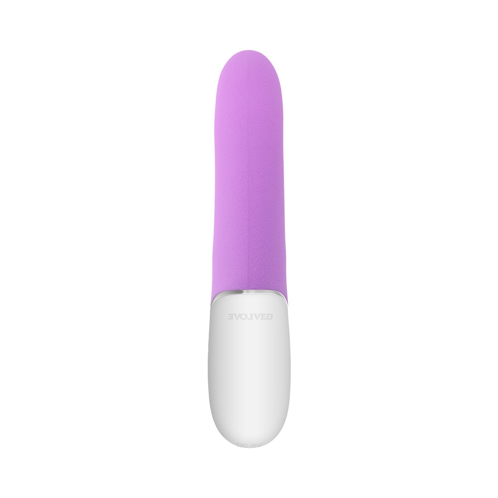 Evolved Slip of the Tongue G-Spot Vibrator - Purple/White
