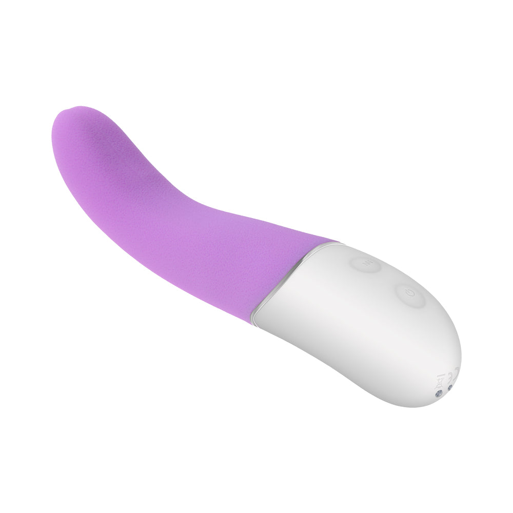 Evolved Slip of the Tongue G-Spot Vibrator - Purple/White