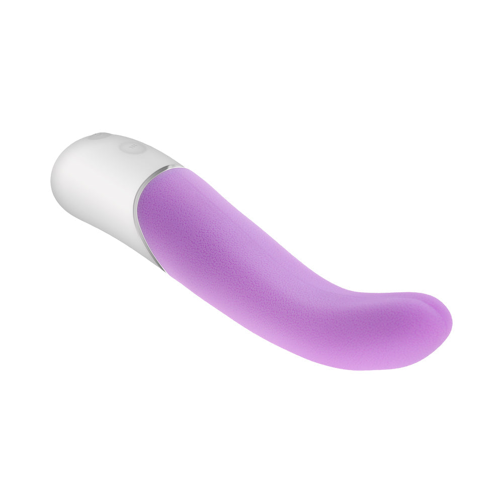 Evolved Slip of the Tongue G-Spot Vibrator - Purple/White