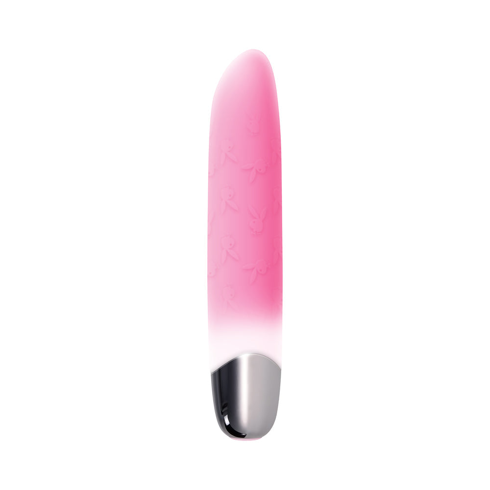 Playboy Pleasure Bunnies on Parade Bullet Vibe - Pink/White