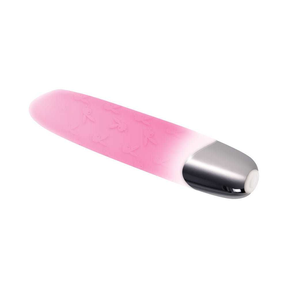 Playboy Pleasure Bunnies on Parade Bullet Vibe - Pink/White