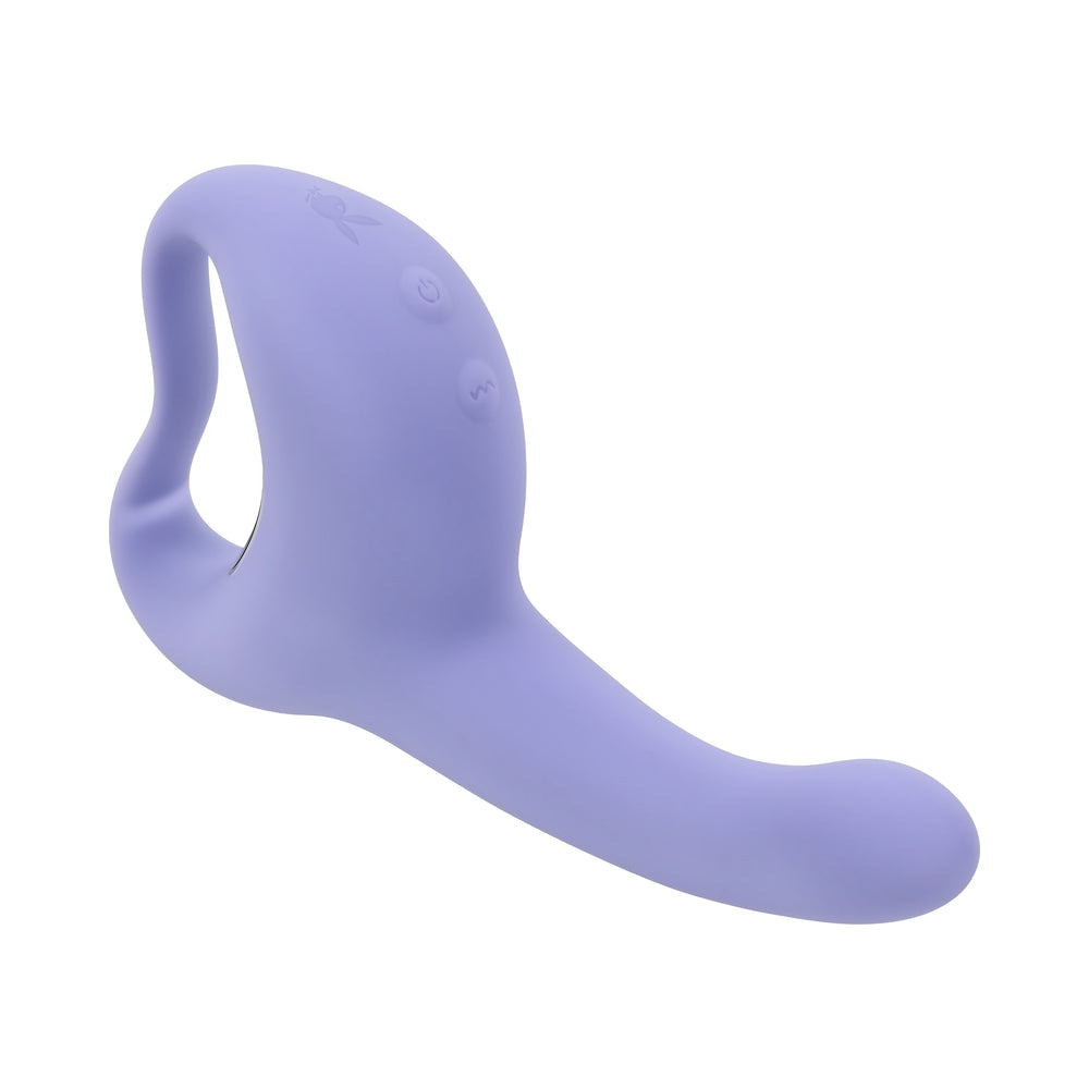 Playboy Pleasure Nice to Meet You Rabbit Vibrator - Lavender